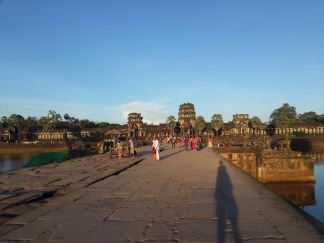 Angkor Wat was built in the 12th century as the earthly representation of Mt Meru, the home of ancient Hindu gods. With passing time, each Cambodian god-king strove to better his ancestors' structures in size, scale and symmetry, leading to what is believed to be the world's largest religious building.